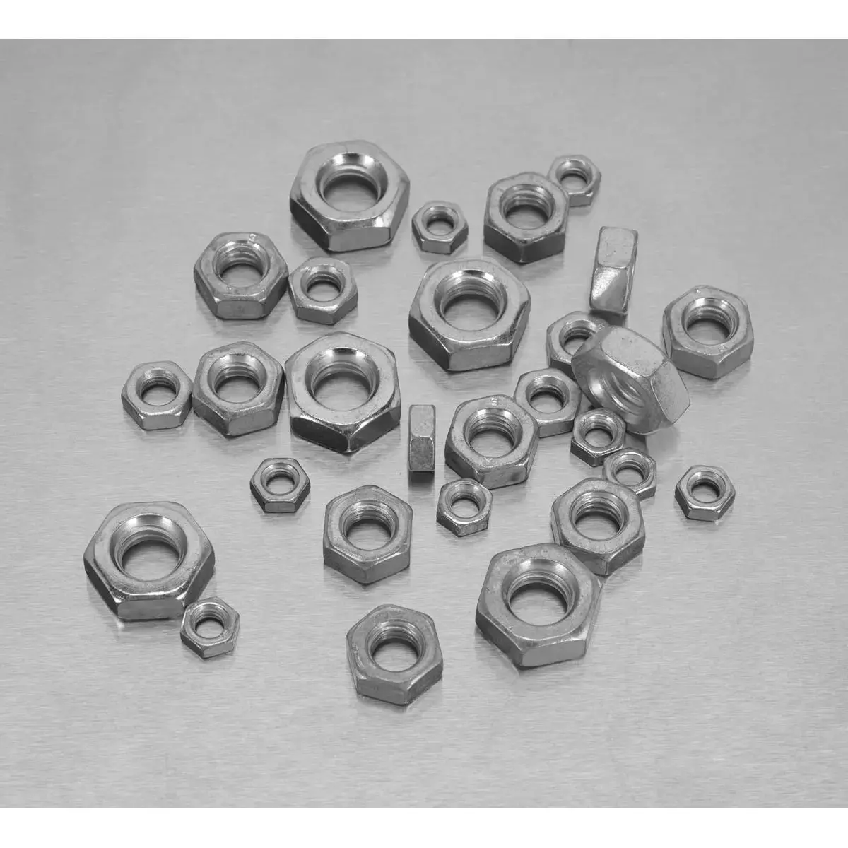 Sealey Steel Nut Assortment 370Pc M5-M10 Metric 2