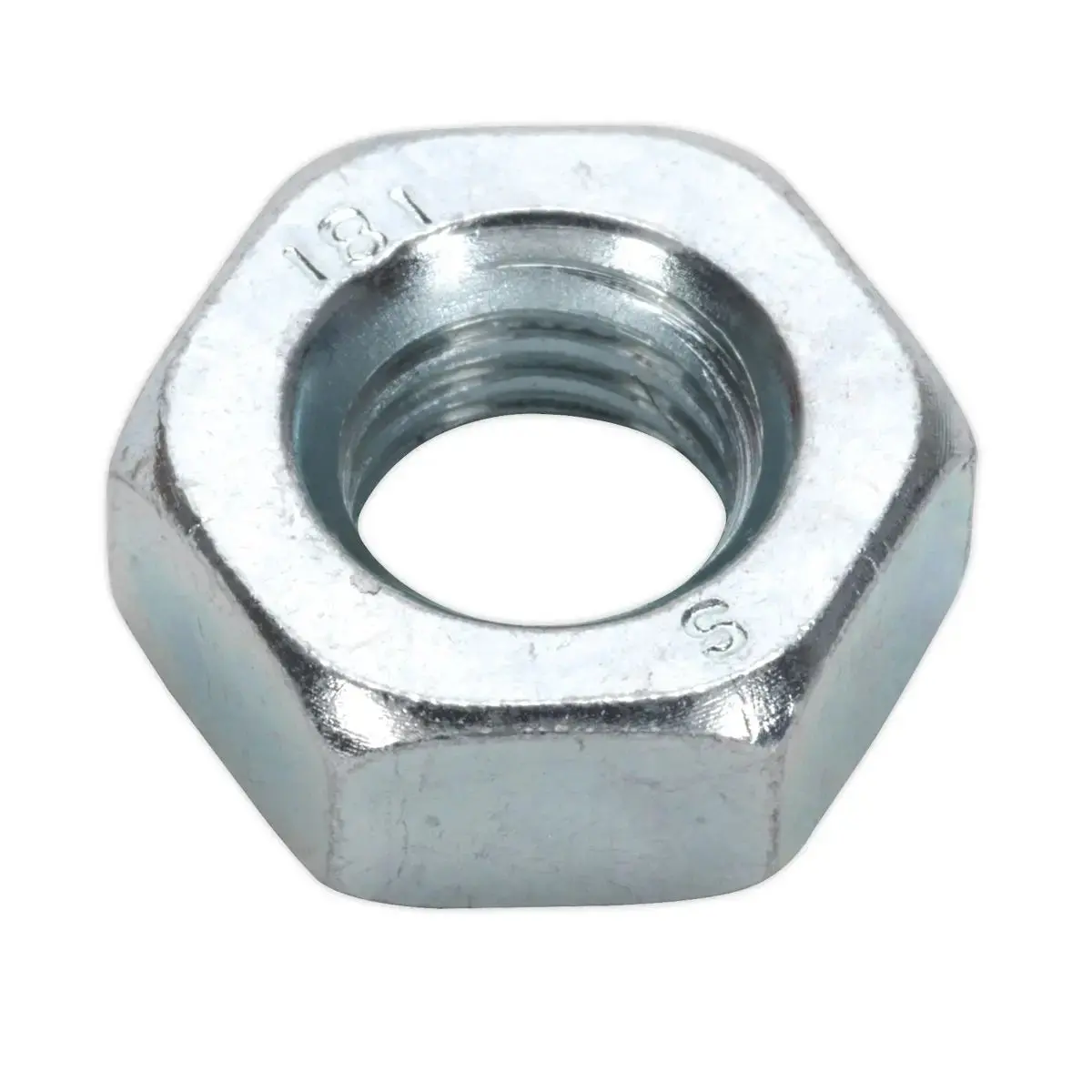 Sealey Steel Nut Din 934 - M10 Zinc Pack Of 100 1