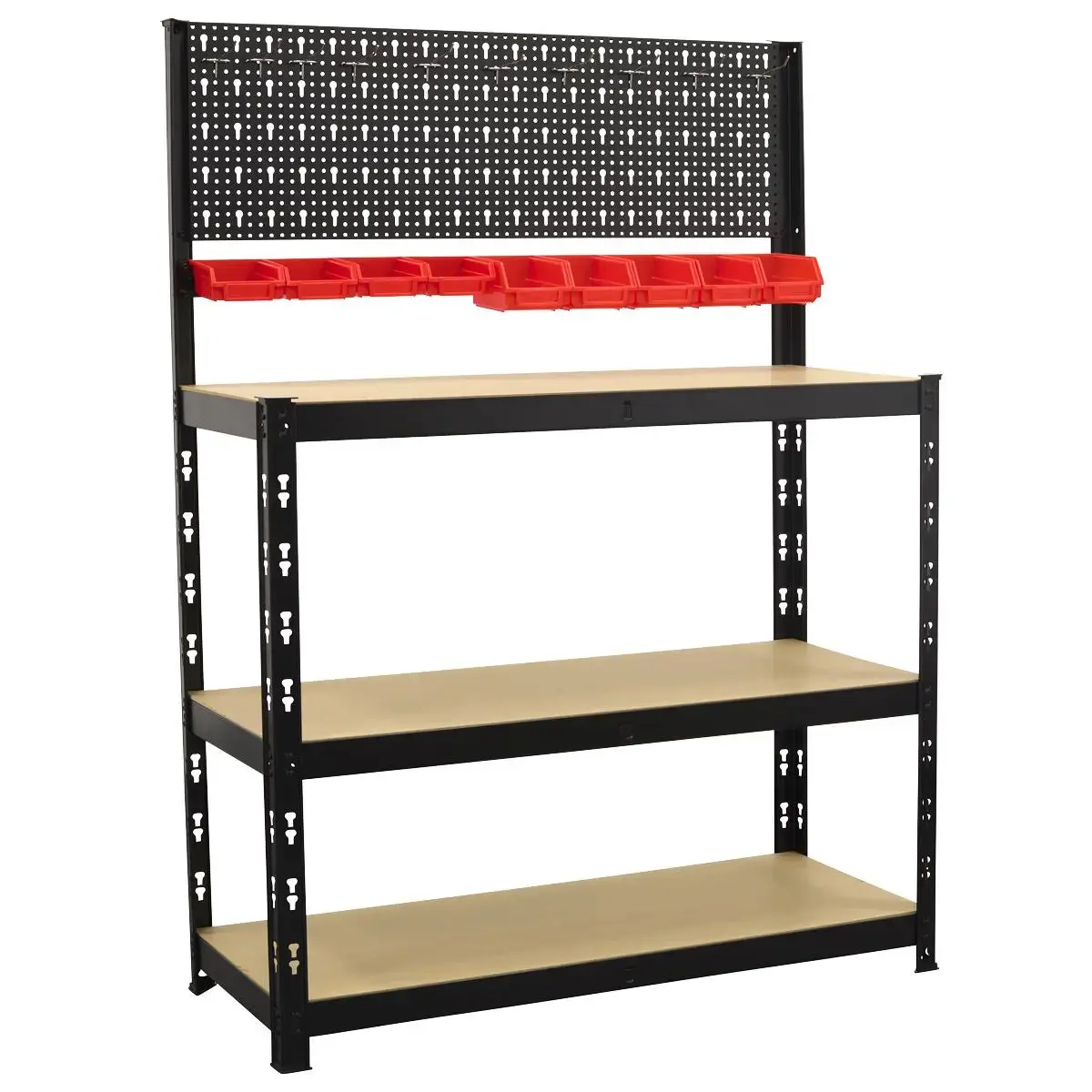 Sealey Steel Workbench With Pegboard 1M 1