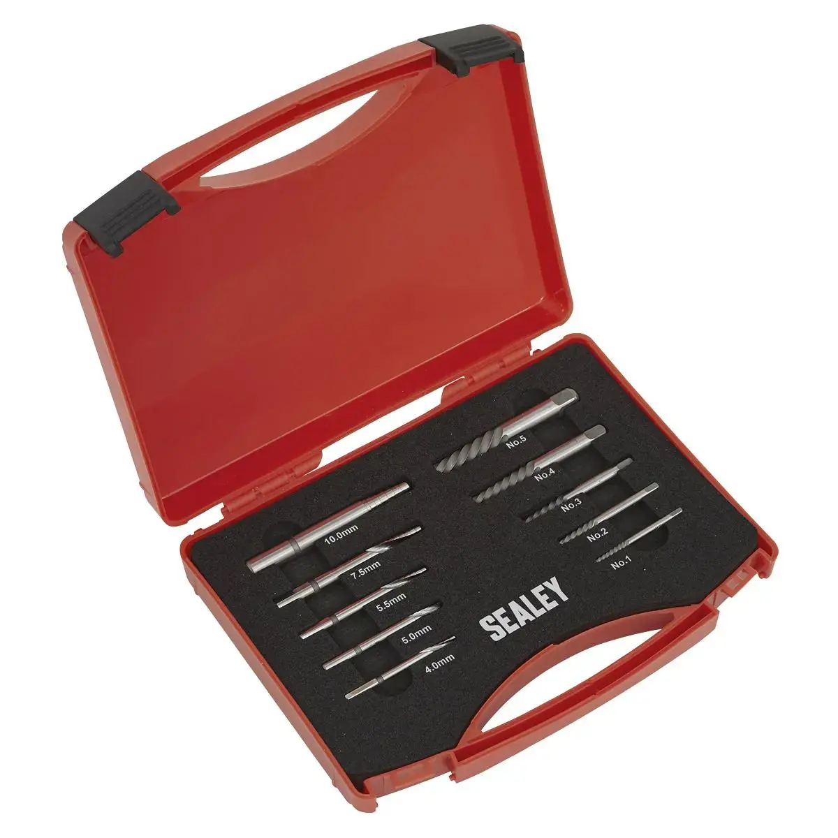 Sealey Step Drill Screw/Bolt Extractor Set 10Pc 1