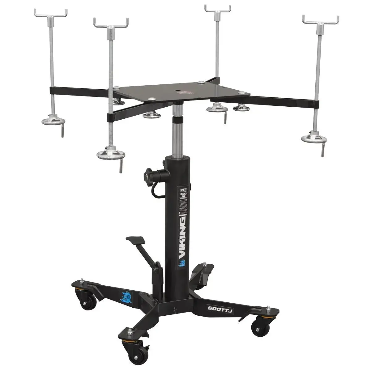 Sealey Subframe Cradle And 500Kg Transmission Jack Combo 1