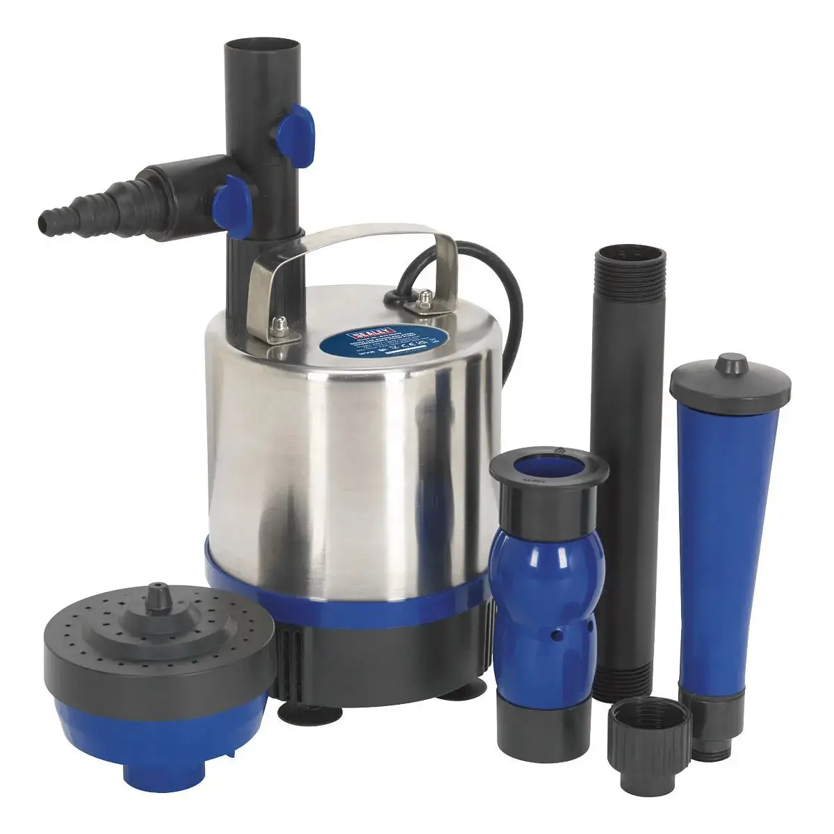 Sealey Submersible Pond Pump Stainless Steel 3000L/Hr 230V 1