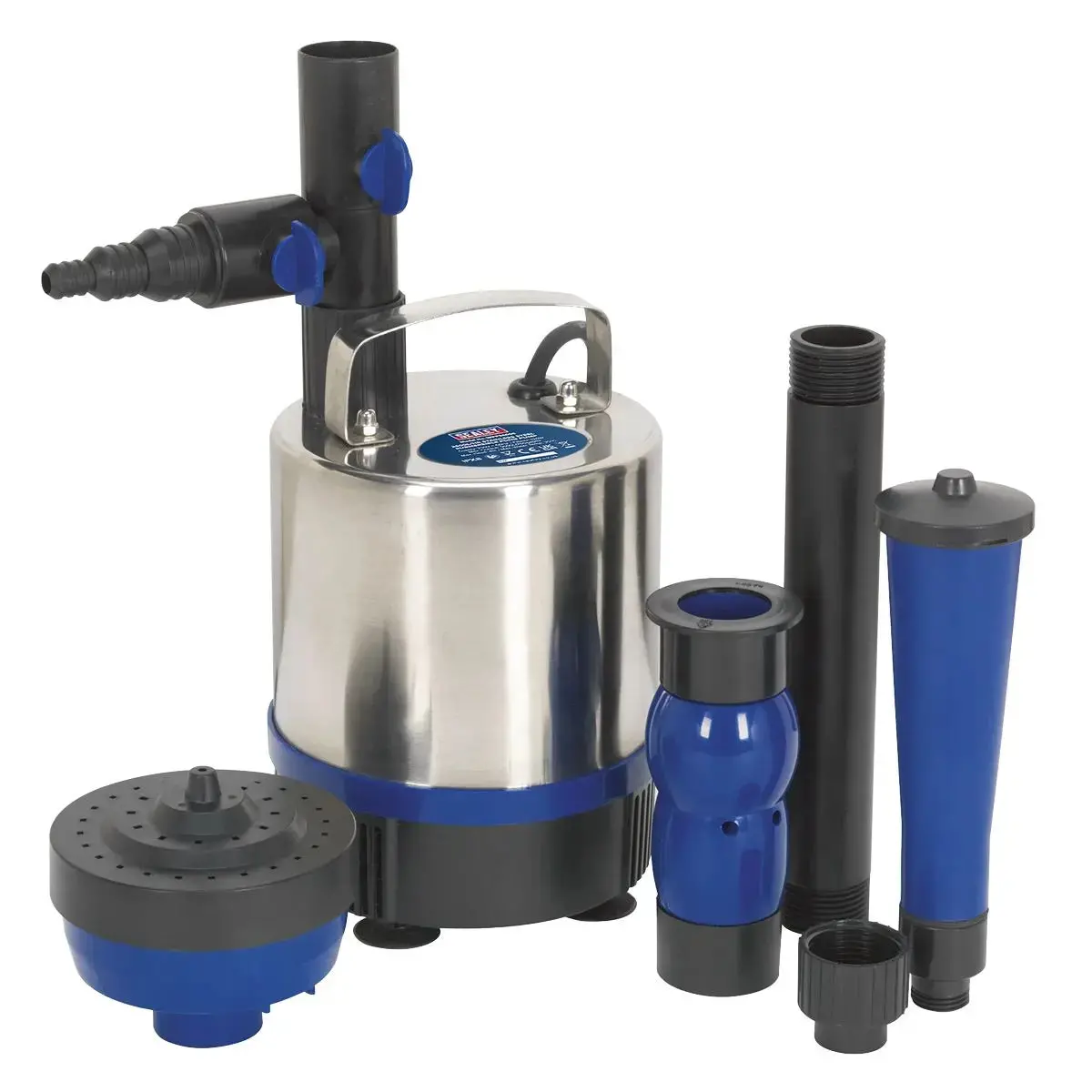 Sealey Submersible Pond Pump Stainless Steel 3600L/Hr 230V 1