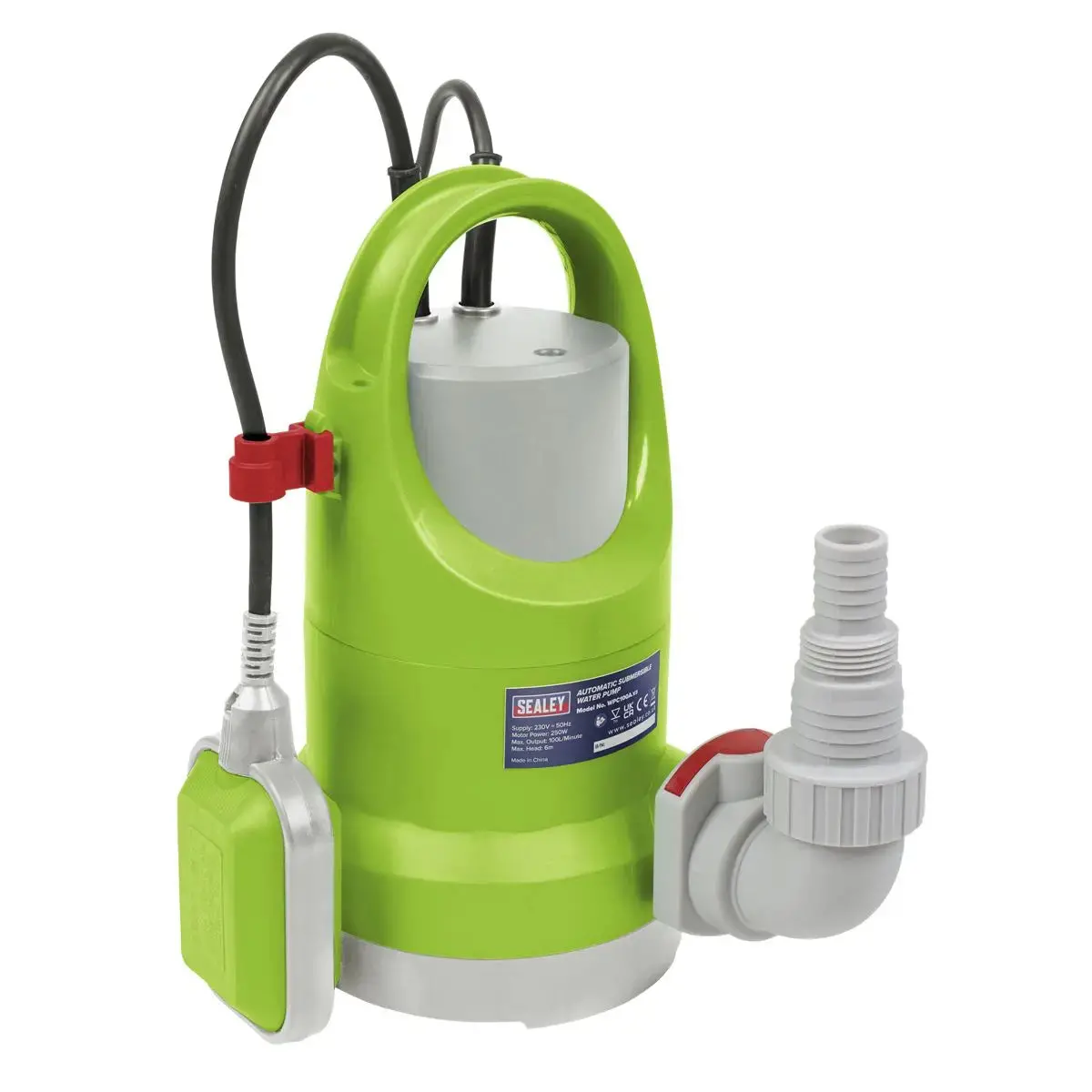 Sealey Submersible Water Pump Automatic 100L/Min 230V 1
