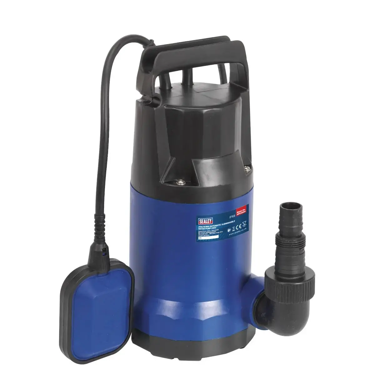 Sealey Submersible Water Pump Automatic 250L/Min 230V 1