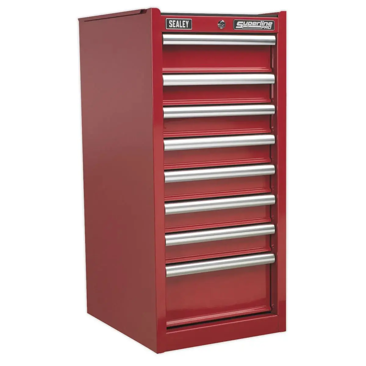 Sealey Superline Pro Hang-On Chest 8 Drawer With Ball-Bearing Slides - Red 1