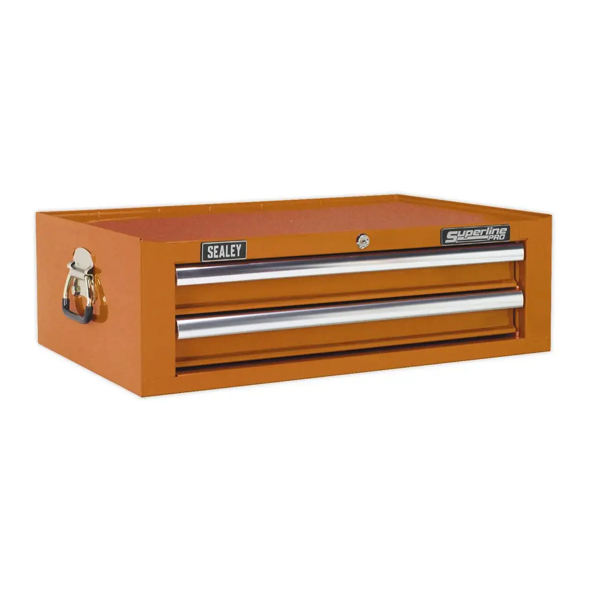 Sealey Superline Pro Mid-Box Tool Chest 2 Drawer With Ball-Bearing Slides - Orange 1