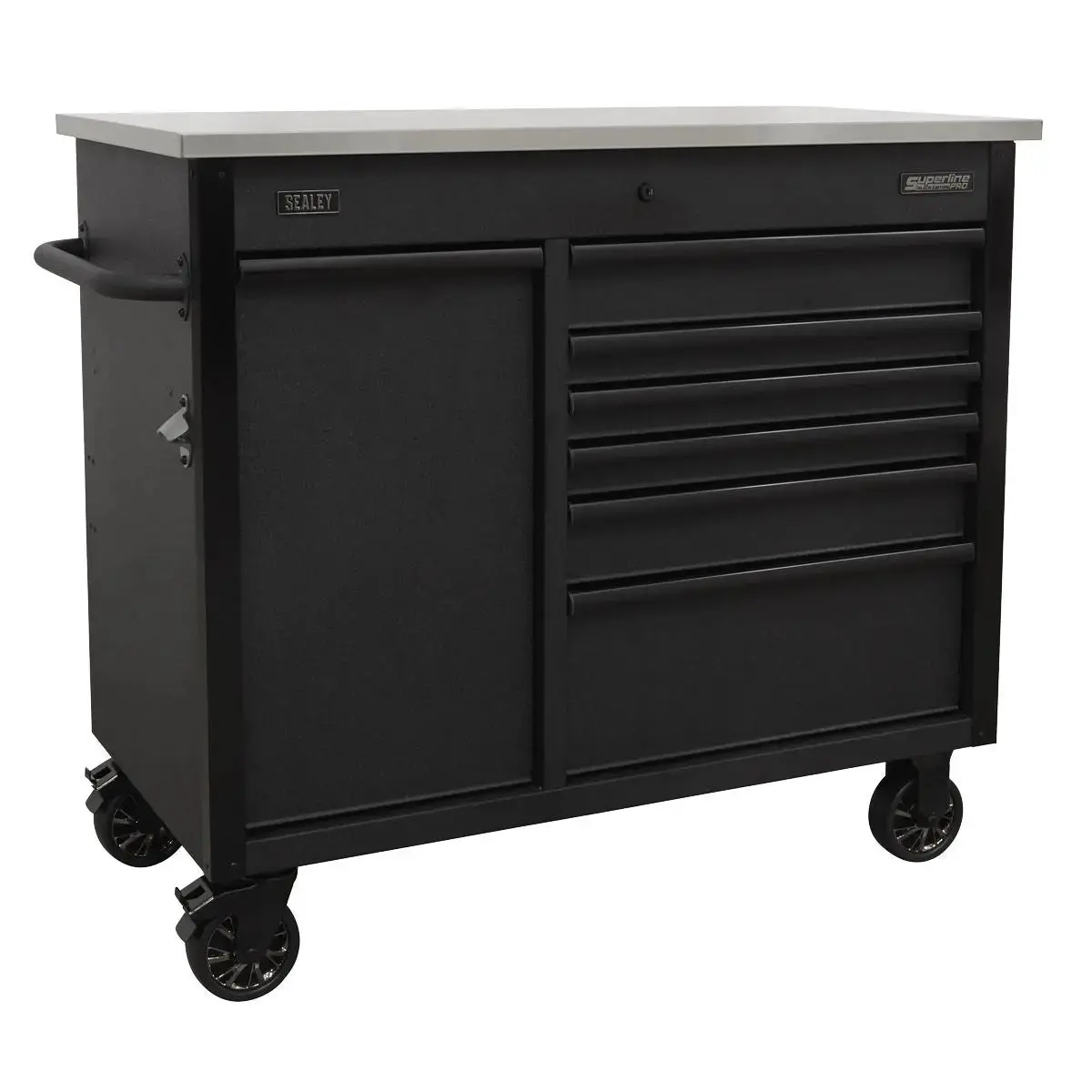 Sealey Superline Pro Mobile Tool Cabinet 1120Mm With Power Tool Charging Drawer 1