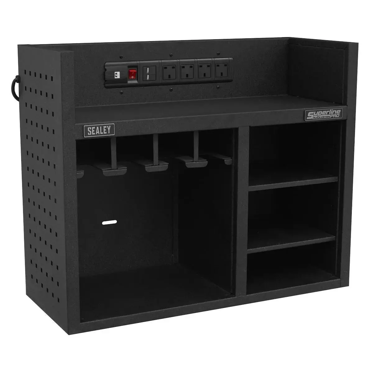 Sealey Superline Pro Power Tool Storage Rack With Power Strip 1
