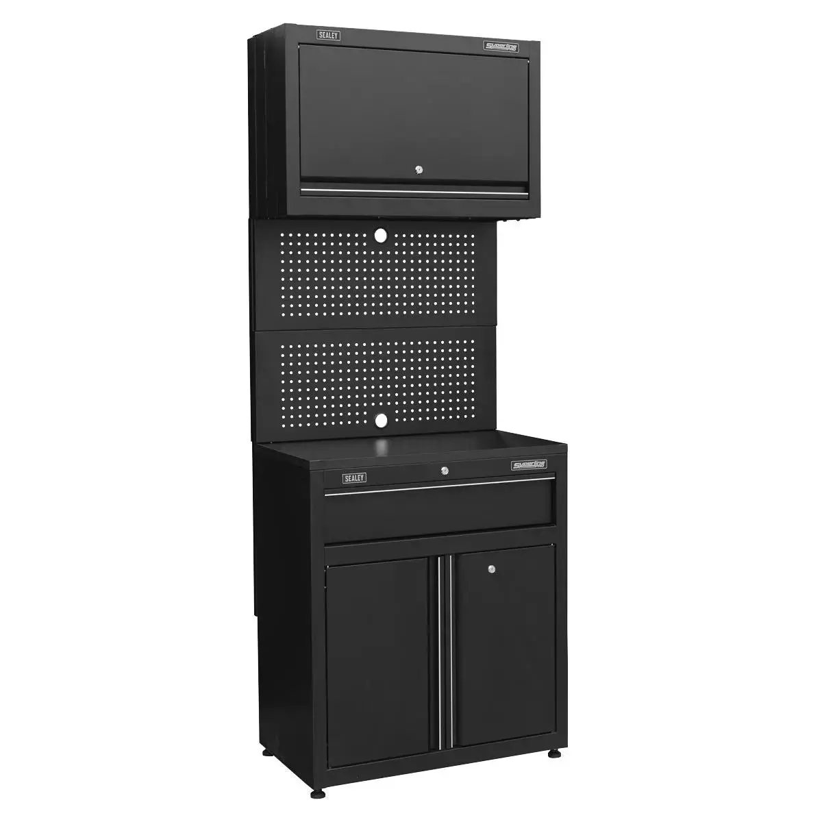 Sealey Superline Pro Rapid-Fit 1 Drawer Cabinet & Wall Cupboard 1