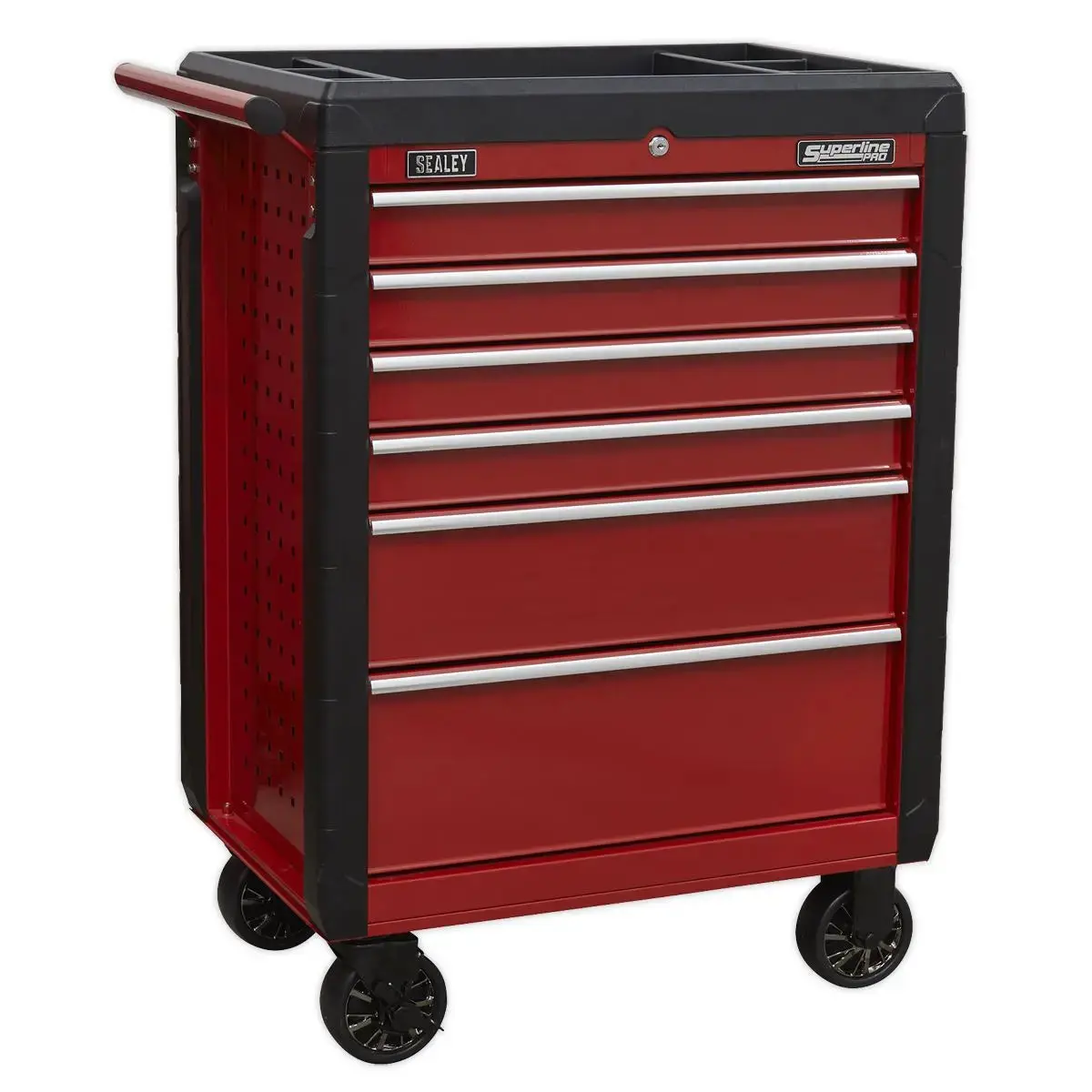 Sealey Superline Pro Rollcab 6 Drawer With Ball-Bearing Slides 1
