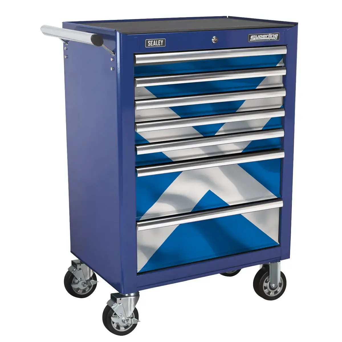 Sealey Superline Pro Scotland Graphics 7 Drawer Rollcab Kit 1