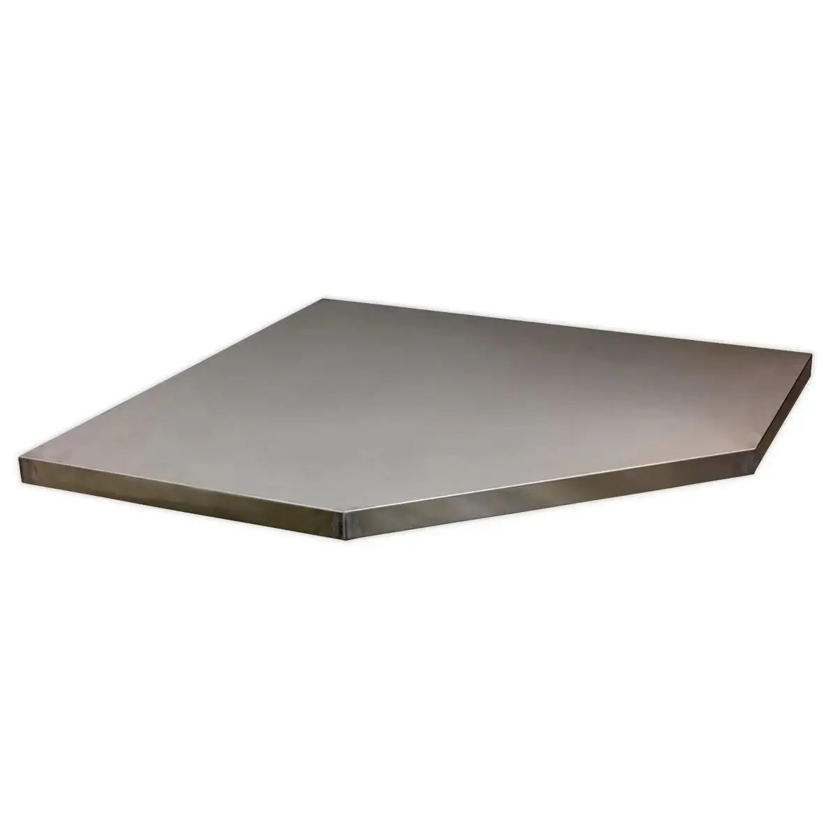 Sealey Superline Pro Stainless Steel Worktop For Modular Corner Cabinet 865Mm 1