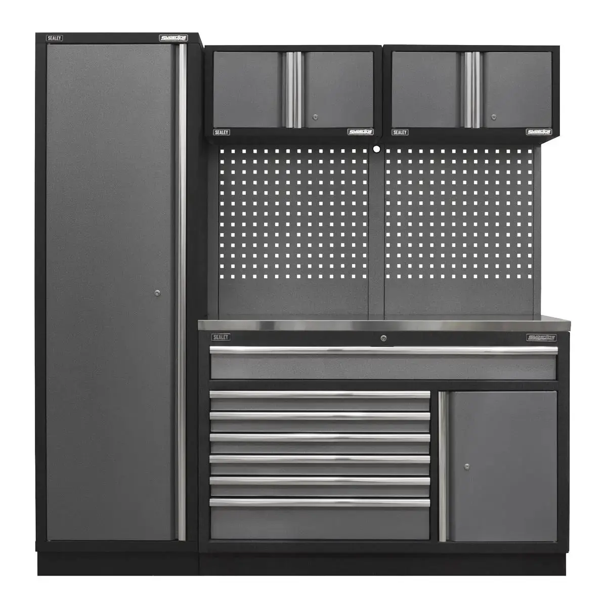Sealey Superline Pro Superline Pro® 1.96M Storage System - Stainless Steel Worktop 1