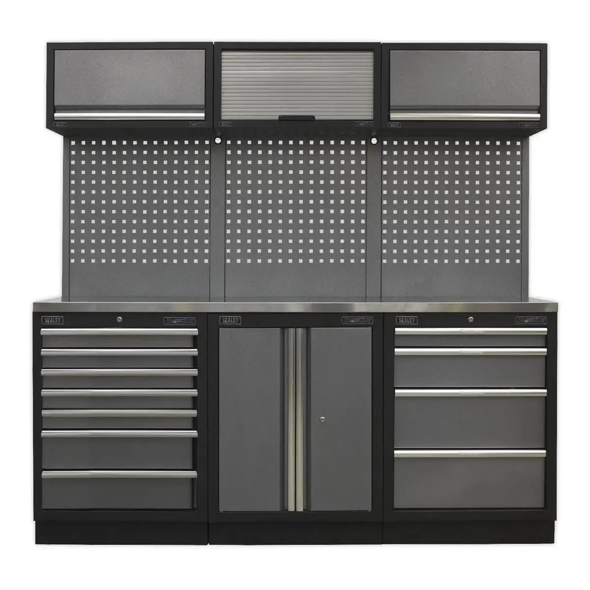 Sealey Superline Pro Superline Pro® 2M Storage System - Stainless Worktop 1