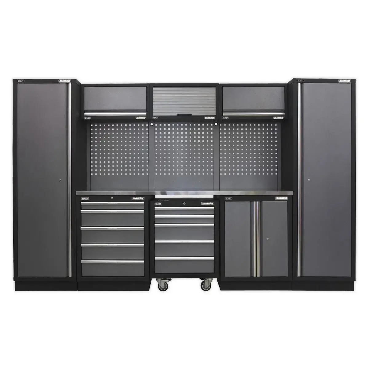 Sealey Superline Pro Superline Pro® 3.2M Storage System - Stainless Worktop 1