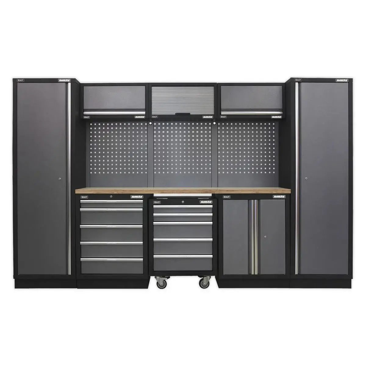 Sealey Superline Pro Superline Pro® 3.2M Storage System - Wood Worktop 1