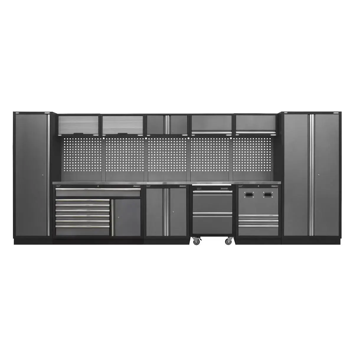 Sealey Superline Pro Superline Pro® 4.9M Storage System - Stainless Steel Worktop 1