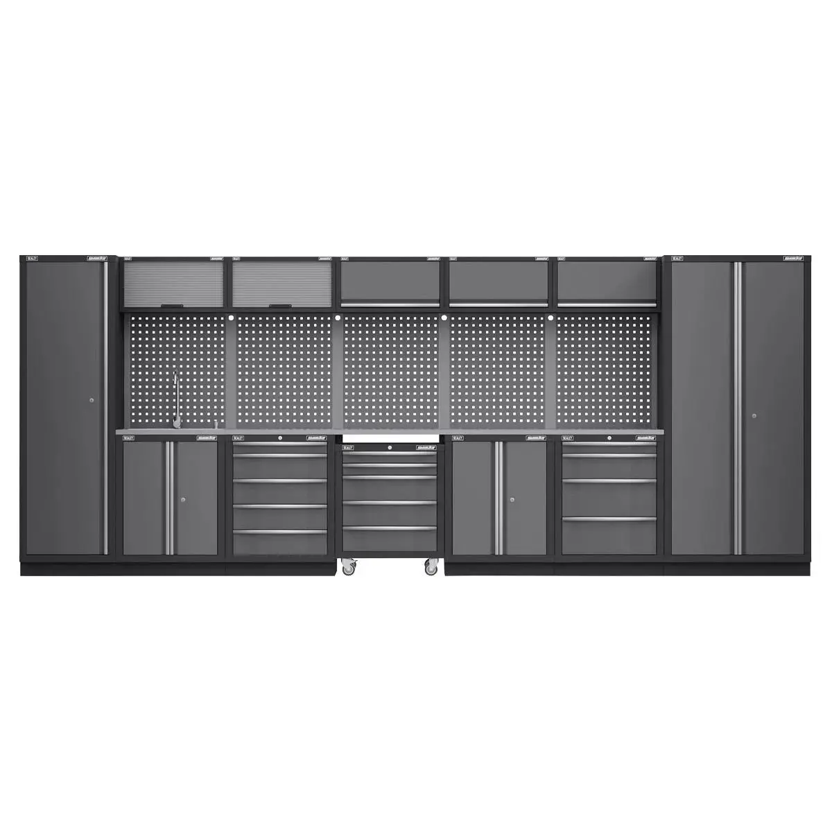 Sealey Superline Pro Superline Pro® 4.9M Storage System - Stainless Worktop 1