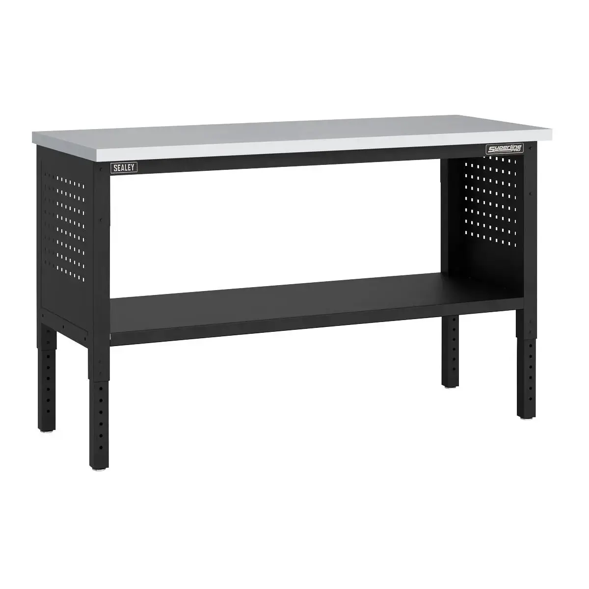 Sealey Superline Pro Superline Pro® Modular Workbench With Stainless Steel Worktop & Adjustable Height 1525Mm 1