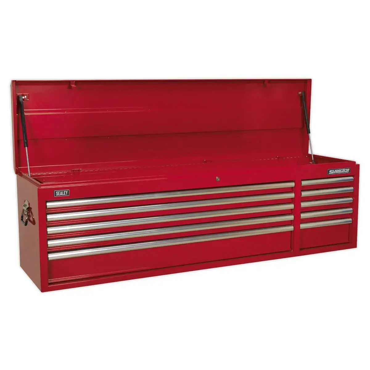 Sealey Superline Pro Topchest 10 Drawer With Ball-Bearing Slides Heavy-Duty - Red 1