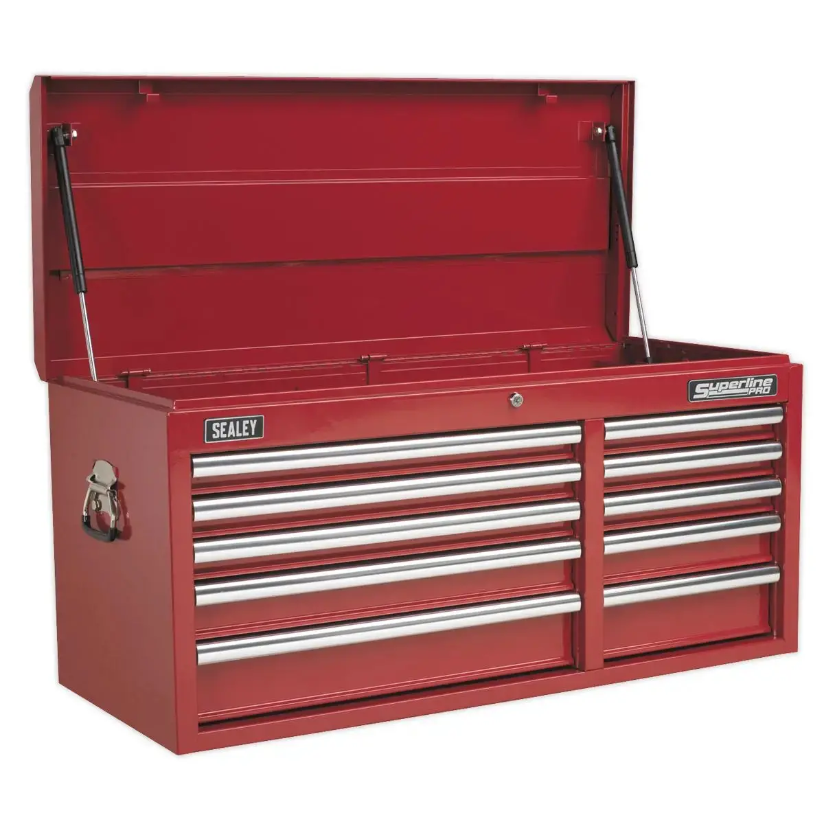 Sealey Superline Pro Topchest 10 Drawer With Ball-Bearing Slides Heavy-Duty - Red 1
