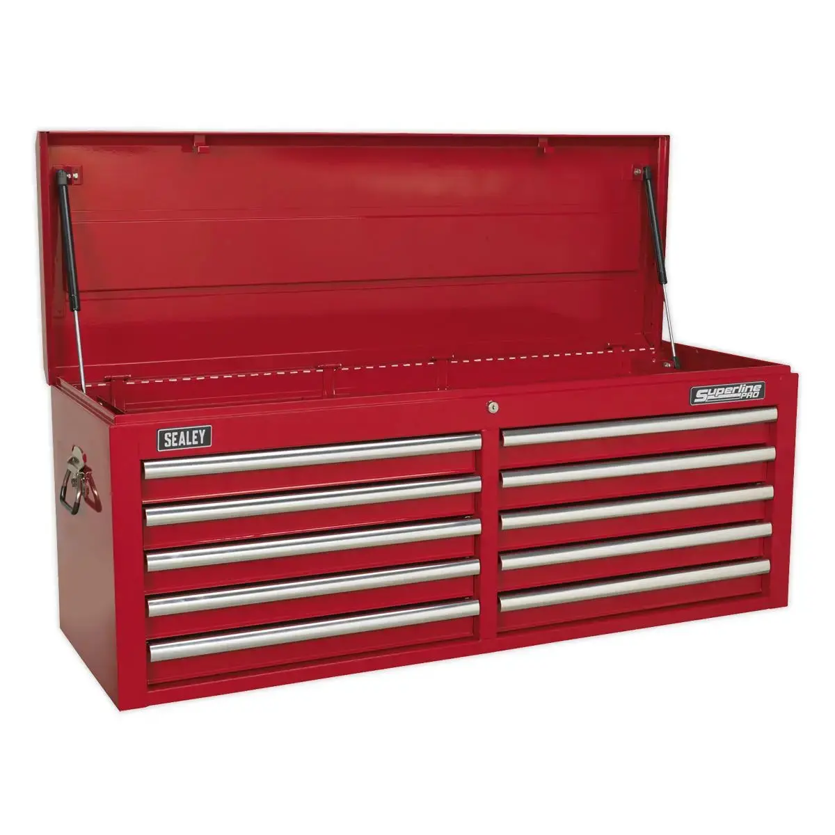 Sealey Superline Pro Topchest 10 Drawer With Ball-Bearing Slides - Red 1