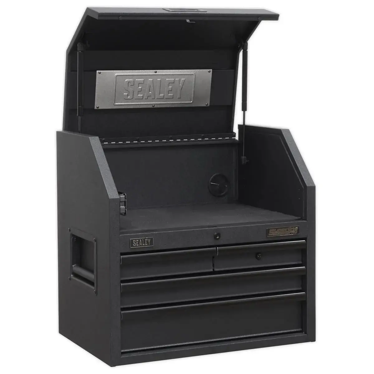 Sealey Superline Pro Topchest 4 Drawer 660Mm With Soft Close Drawers & Power Strip 1