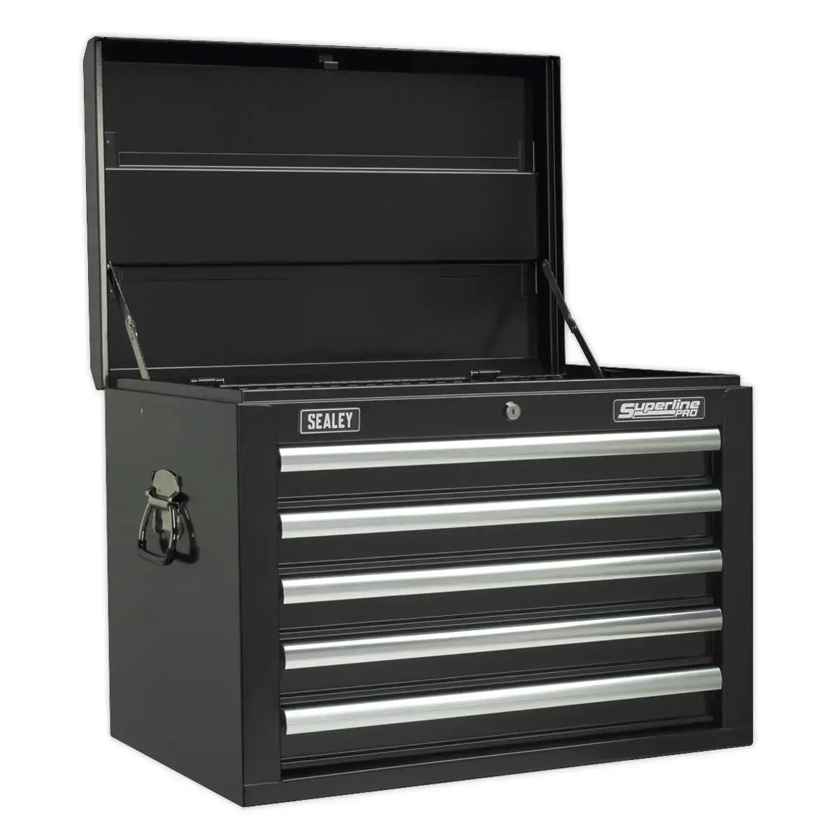 Sealey Superline Pro Topchest 5 Drawer With Ball-Bearing Slides - Black 1