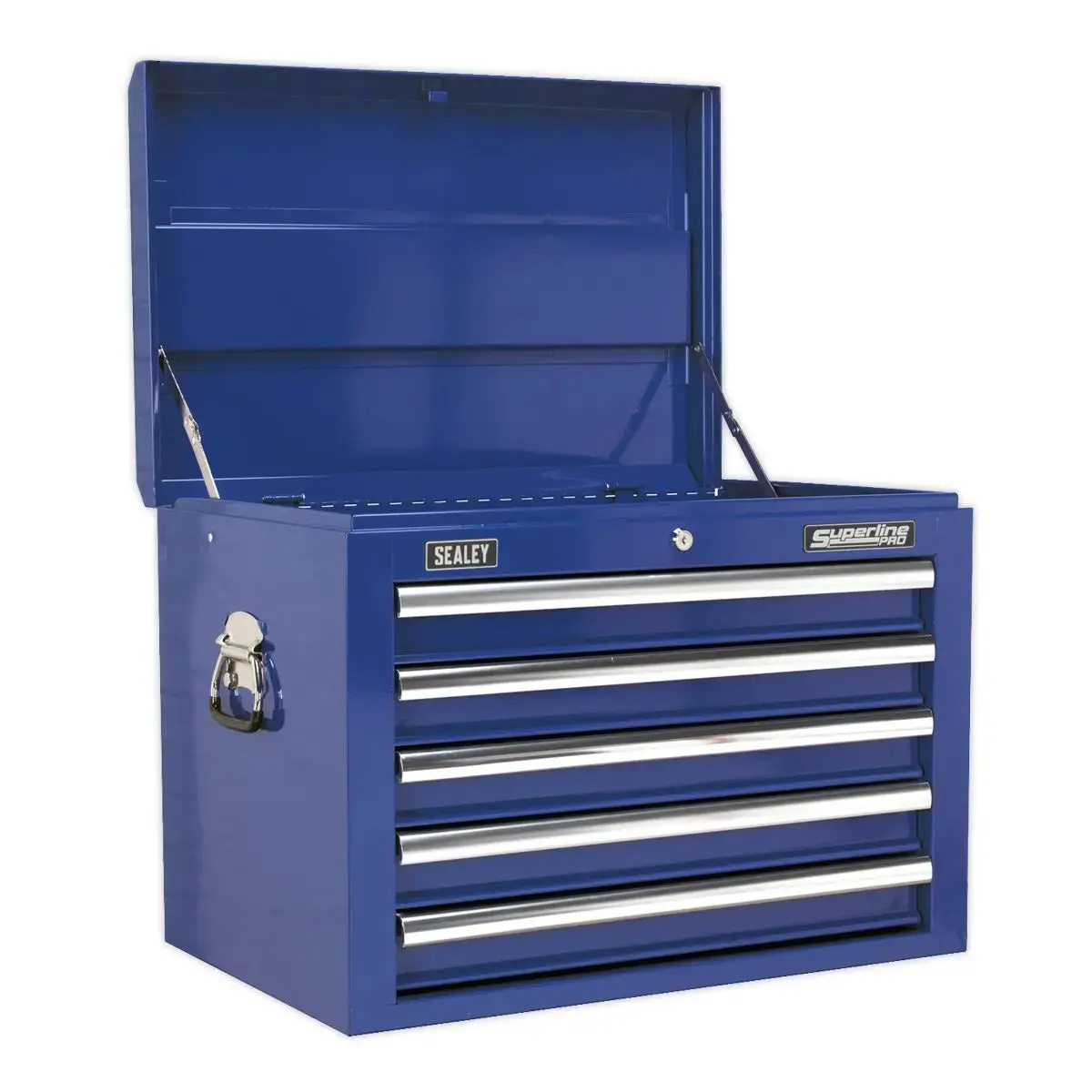 Sealey Superline Pro Topchest 5 Drawer With Ball-Bearing Slides - Blue 1