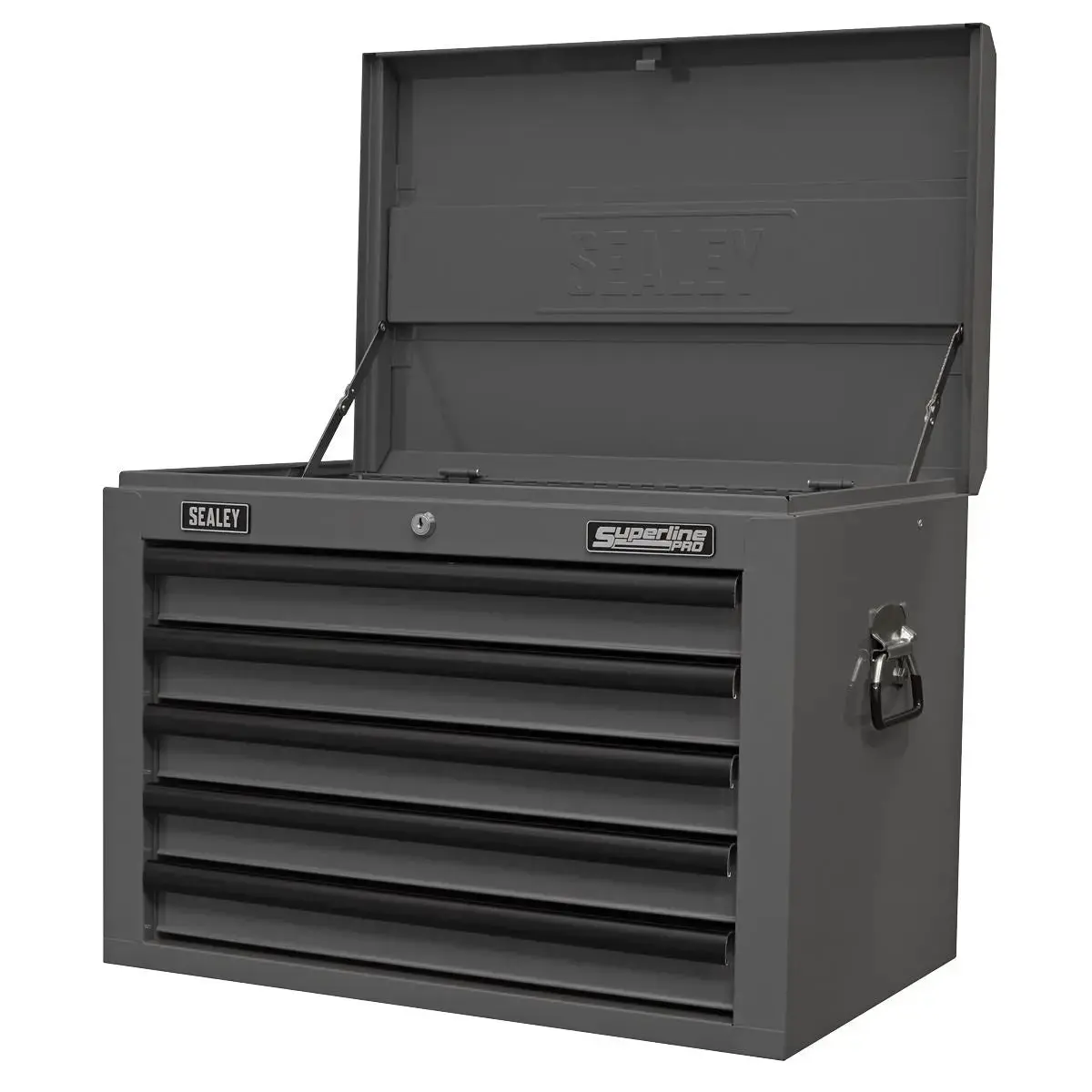 Sealey Superline Pro Topchest 5 Drawer With Ball-Bearing Slides - Grey/Black 2