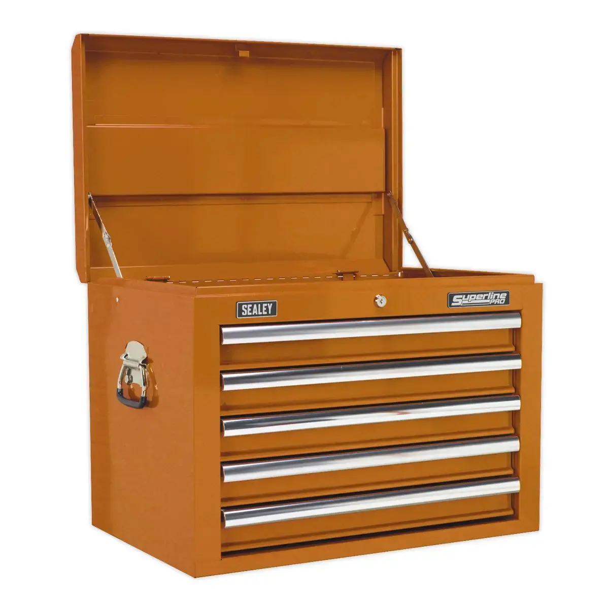 Sealey Superline Pro Topchest 5 Drawer With Ball-Bearing Slides - Orange 1