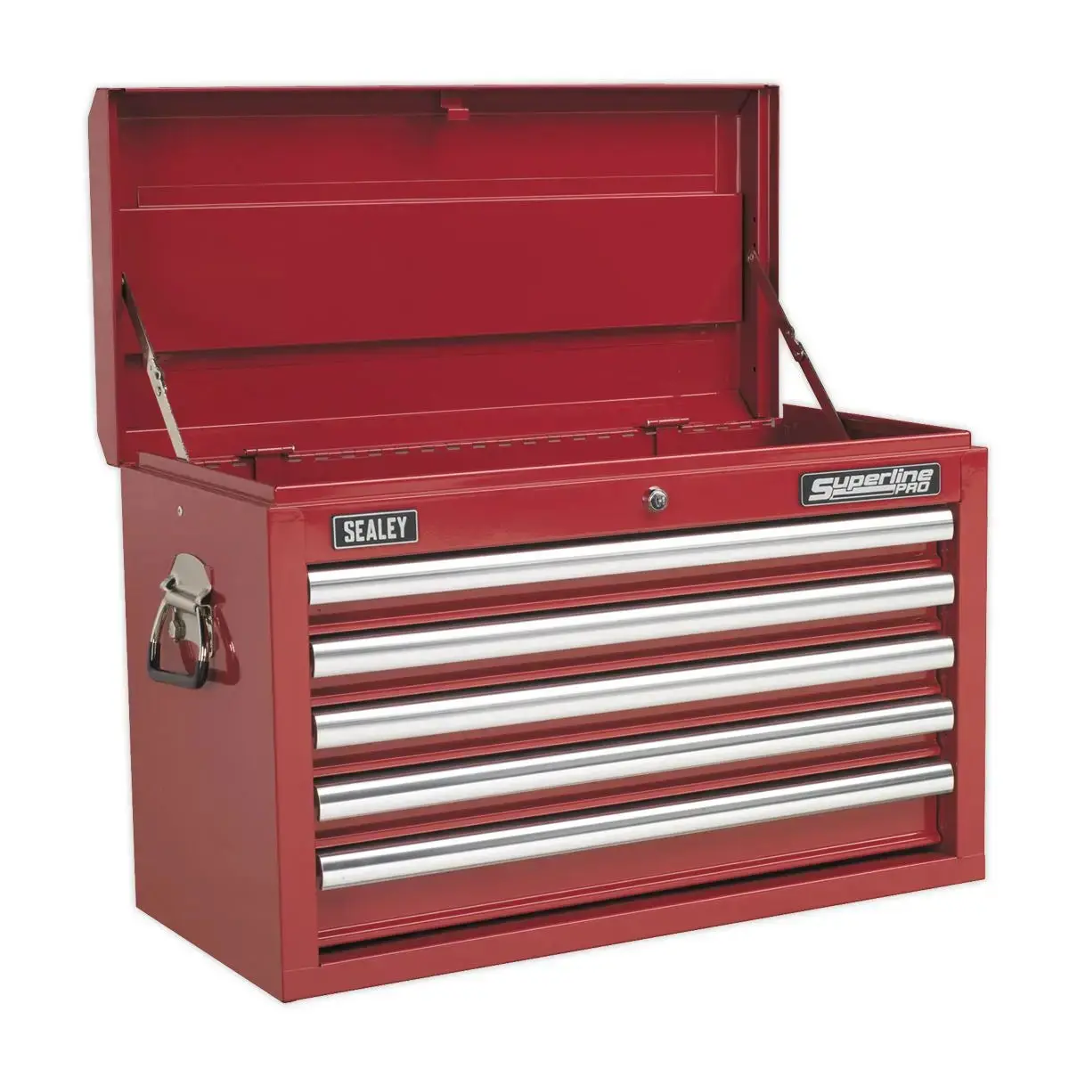 Sealey Superline Pro Topchest 5 Drawer With Ball-Bearing Slides - Red 1