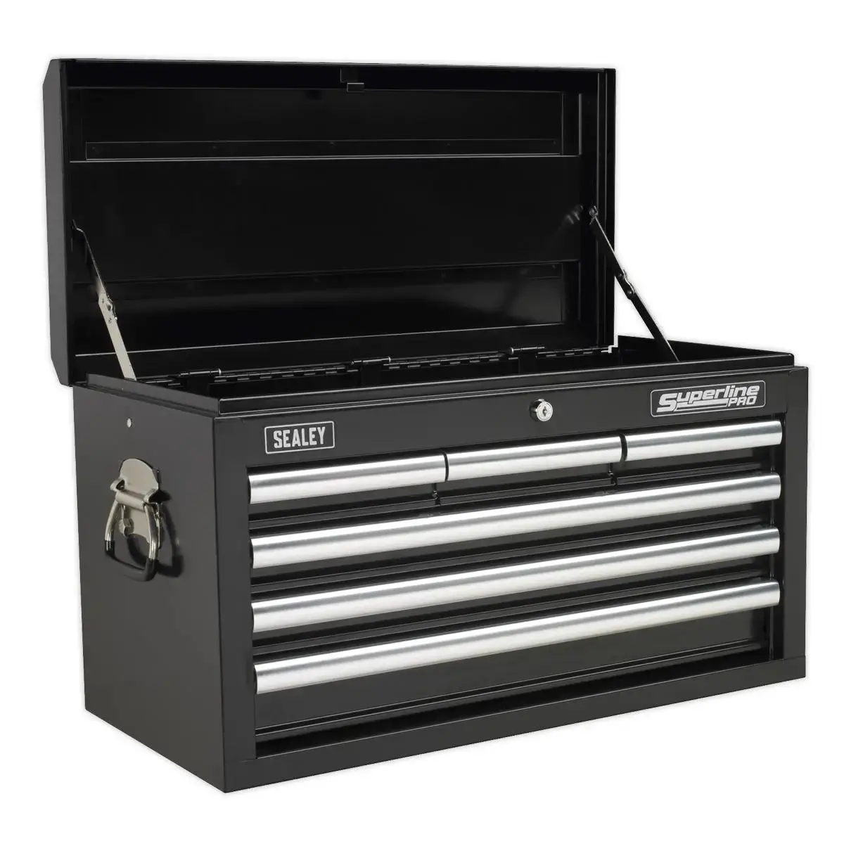 Sealey Superline Pro Topchest 6 Drawer With Ball-Bearing Slides - Black 1