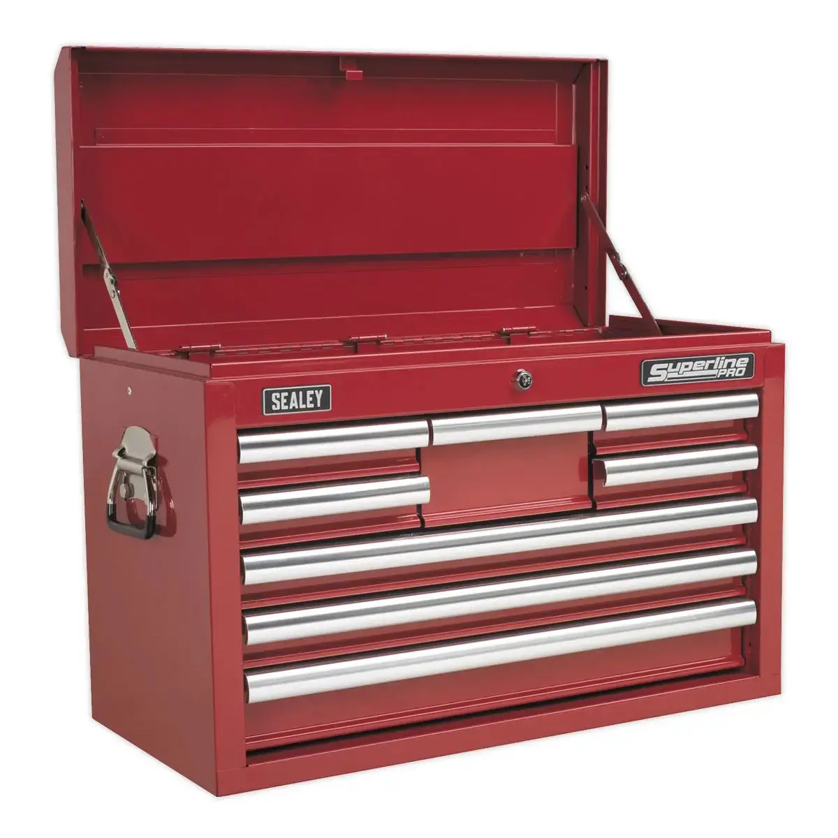 Sealey Superline Pro Topchest 8 Drawer With Ball-Bearing Slides - Red 1