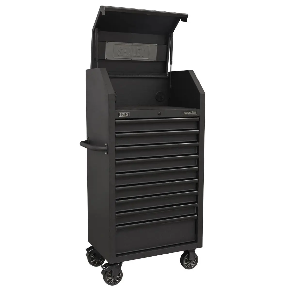 Sealey Superline Pro Tower Cabinet 9 Drawer 690Mm With Soft Close Drawers & Power Strip 1