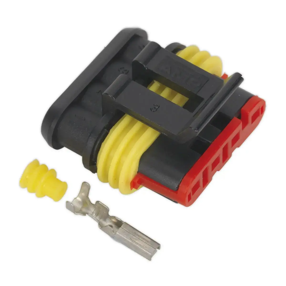 Sealey Superseal Female Connector 4-Way Pack Of 3 1
