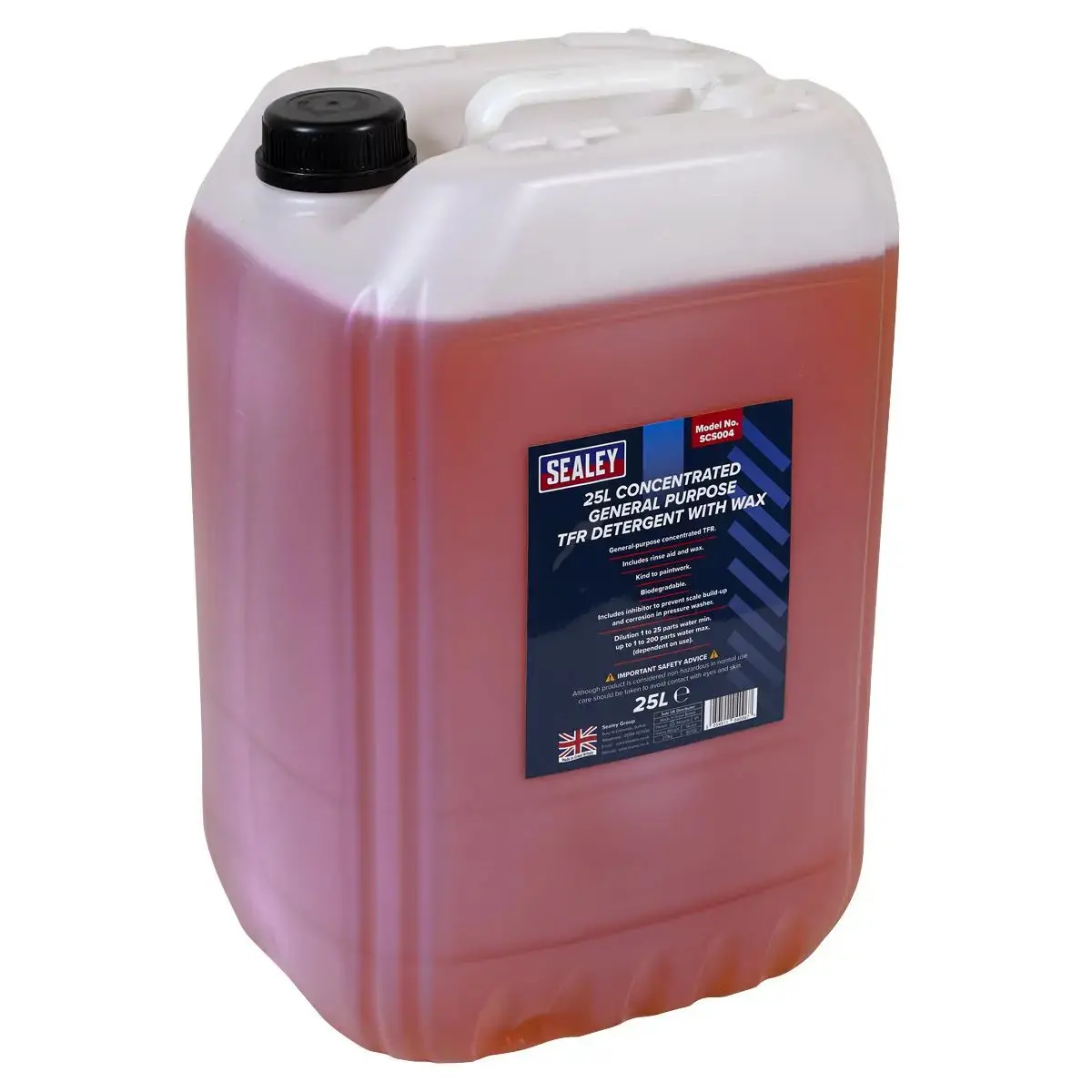 Sealey Tfr Detergent With Wax Concentrated 25L 1