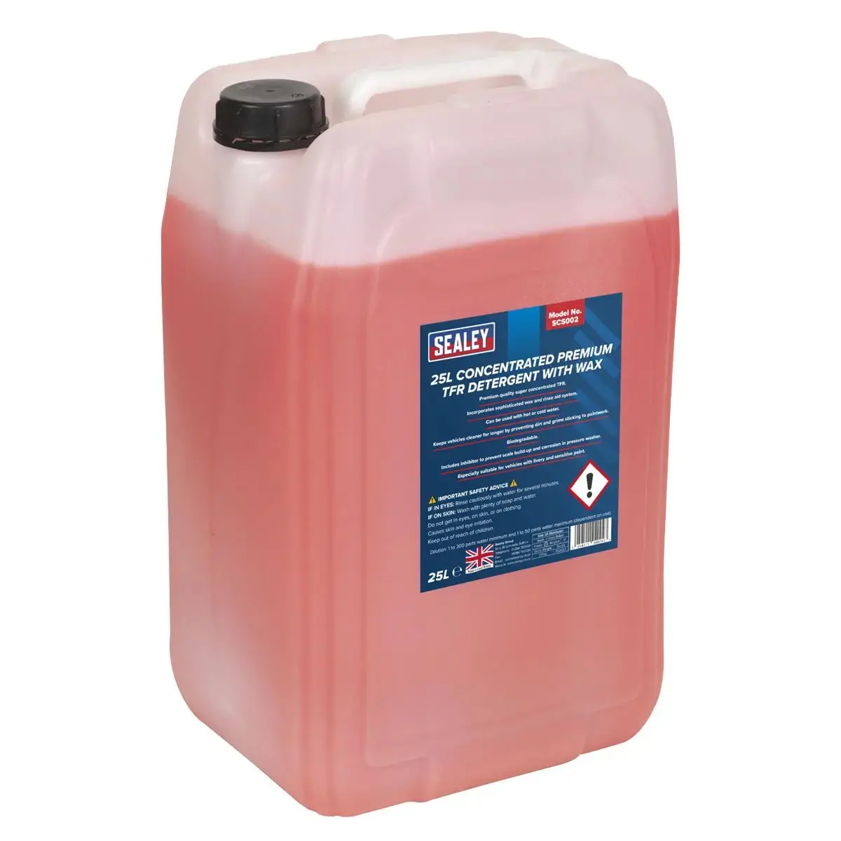 Sealey Tfr Premium Detergent With Wax Concentrated 25L 1