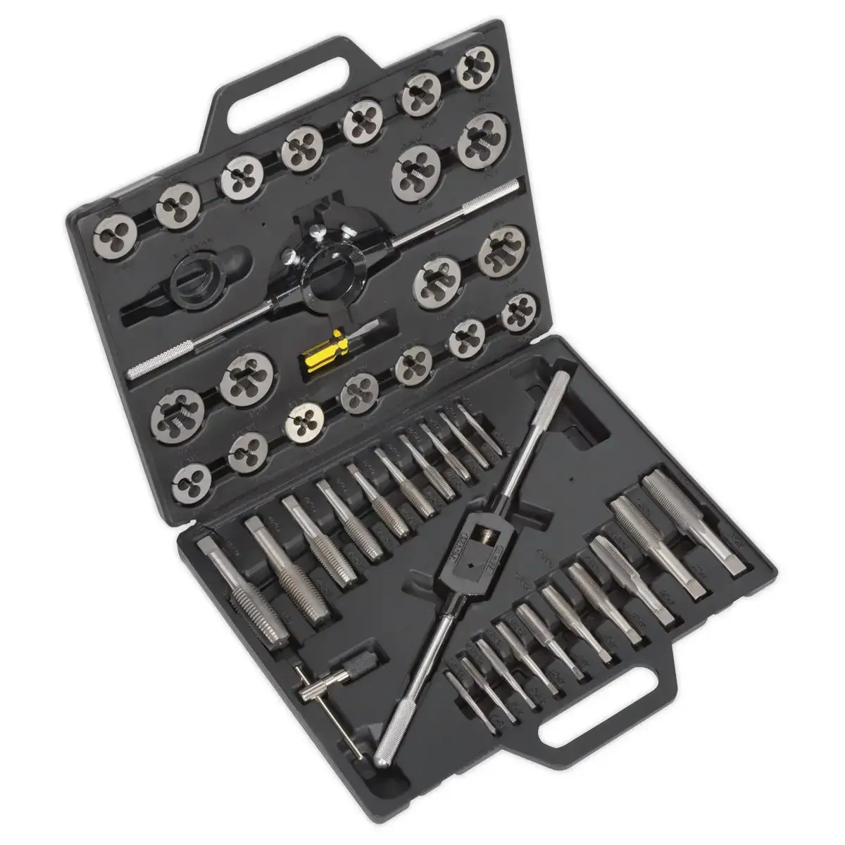 Sealey Tap & Die Set 45Pc Split Dies Imperial 1