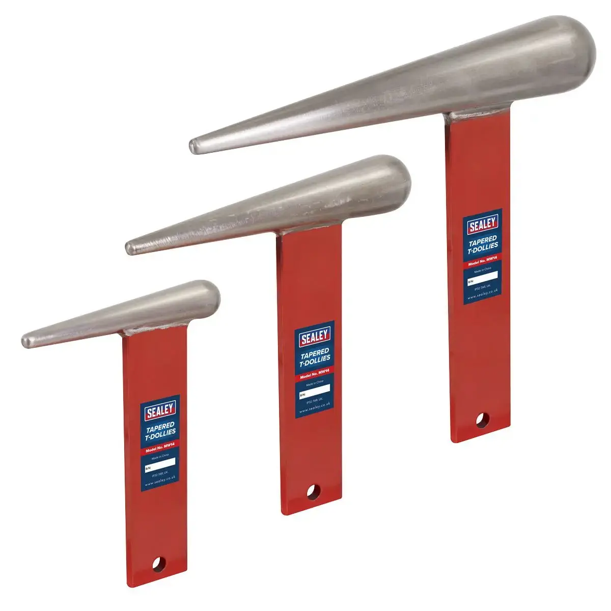 Sealey Tapered T-Dollies For Sheet Metal Forming 1