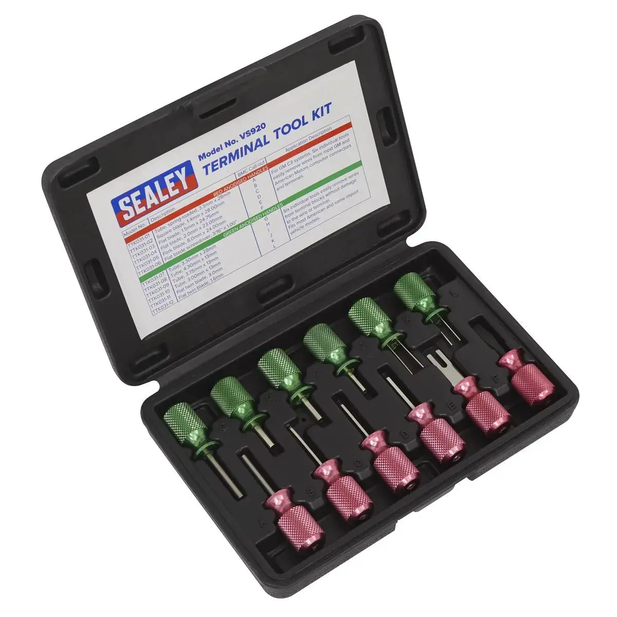 Sealey Terminal Tool Kit 12Pc 1