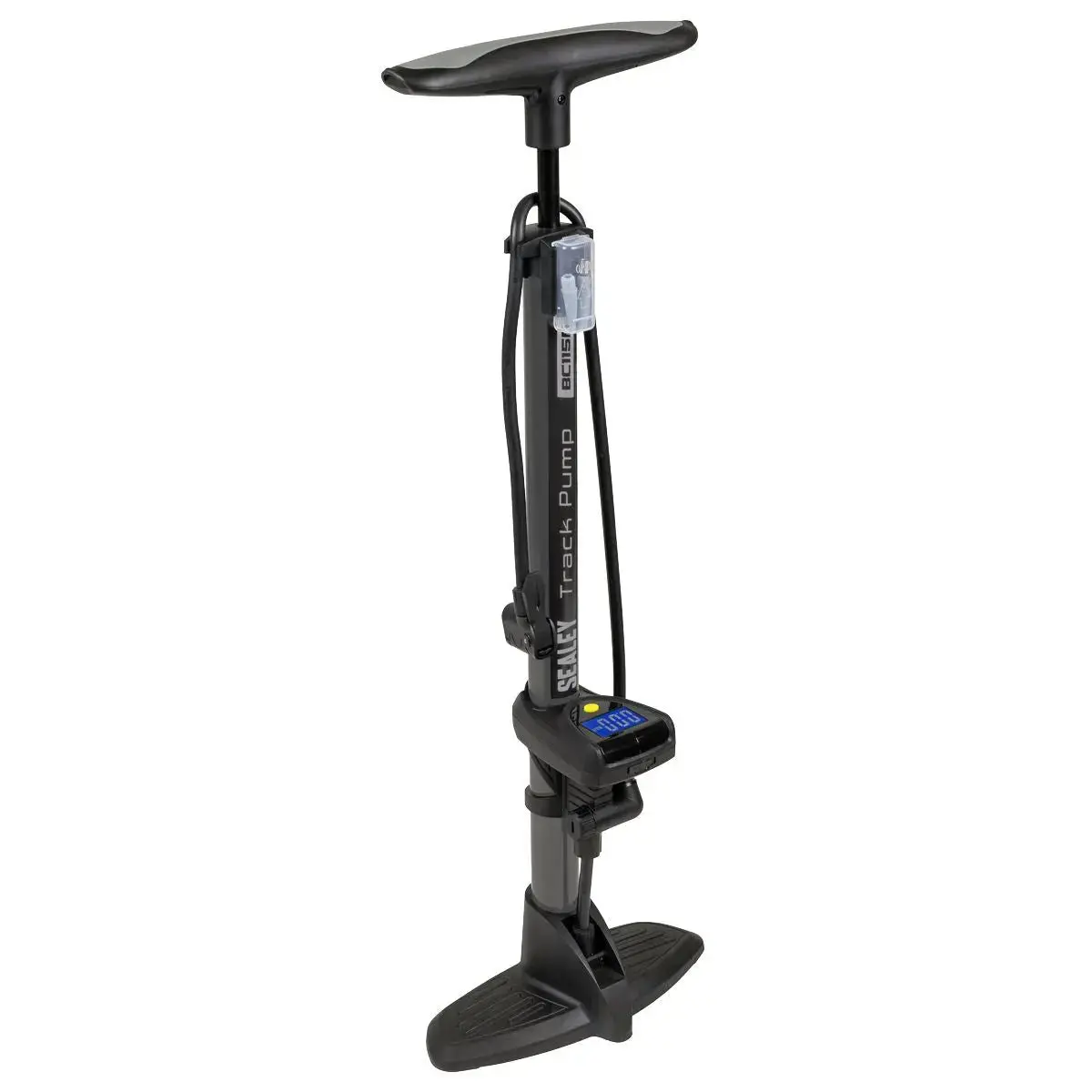 Sealey Track Pump With Digital Gauge 1