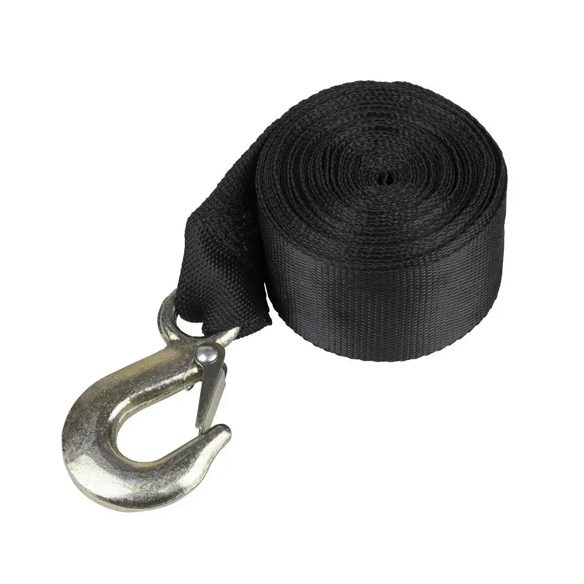 Sealey Trailer Winch Strap 50Mm X 7M 810Kg Breaking Strength With Forged Hook 1