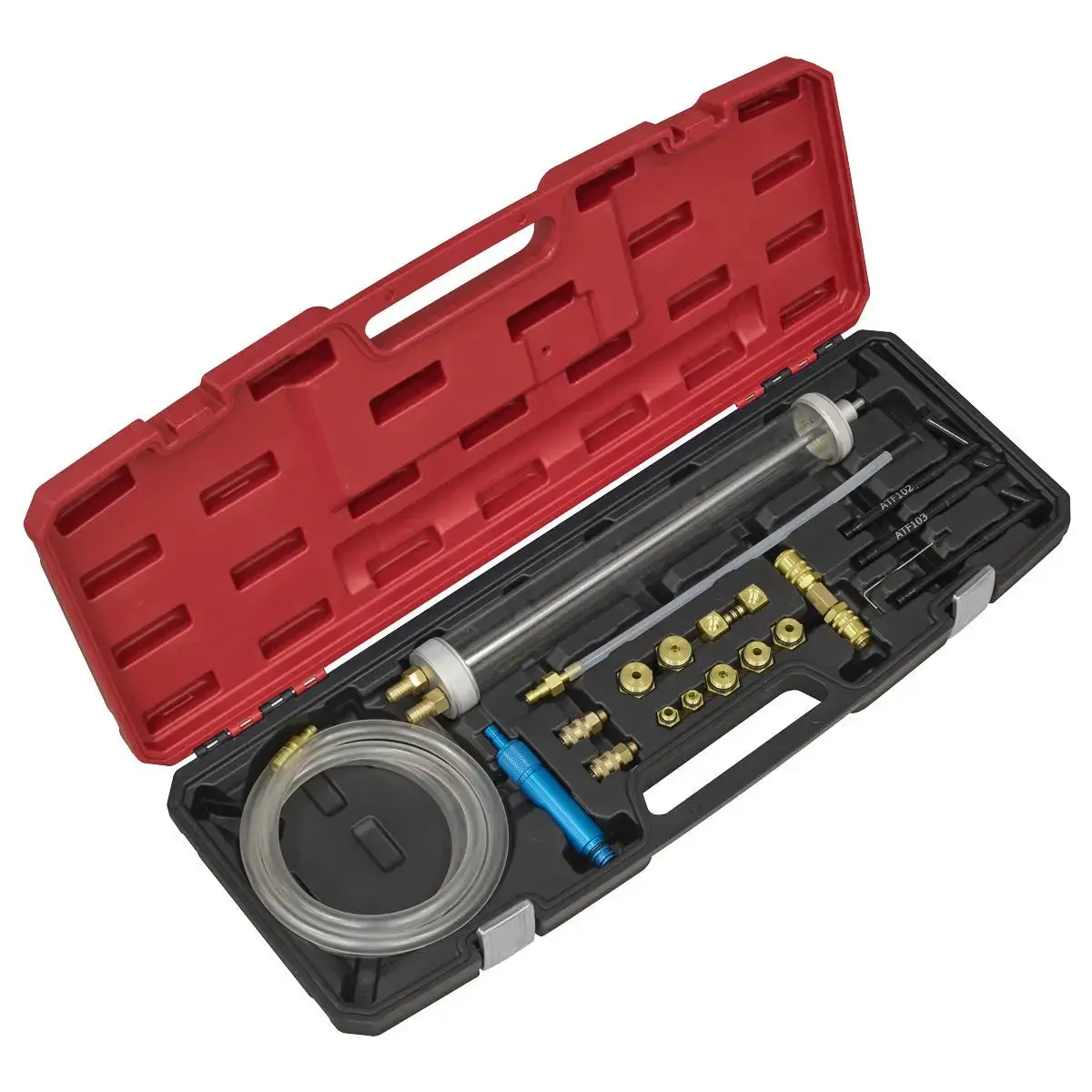 Sealey Transmission Oil Refilling Pump & Adaptor Kit For Vag 18Pc 1
