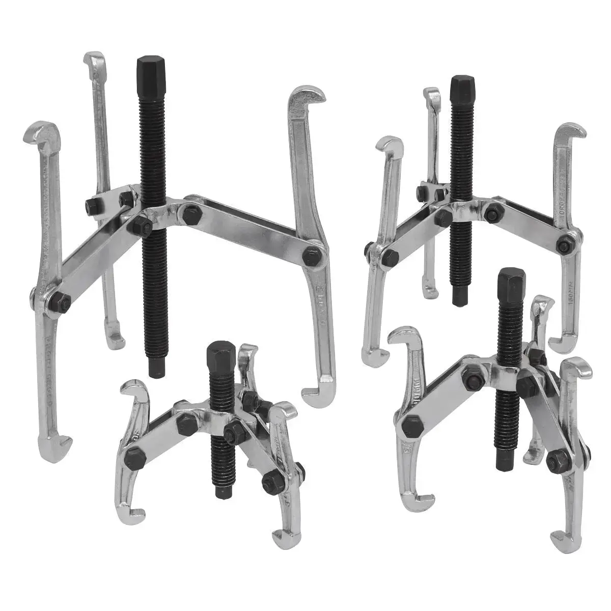 Sealey Triple Leg Gear Reversible Puller Set 4Pc 1