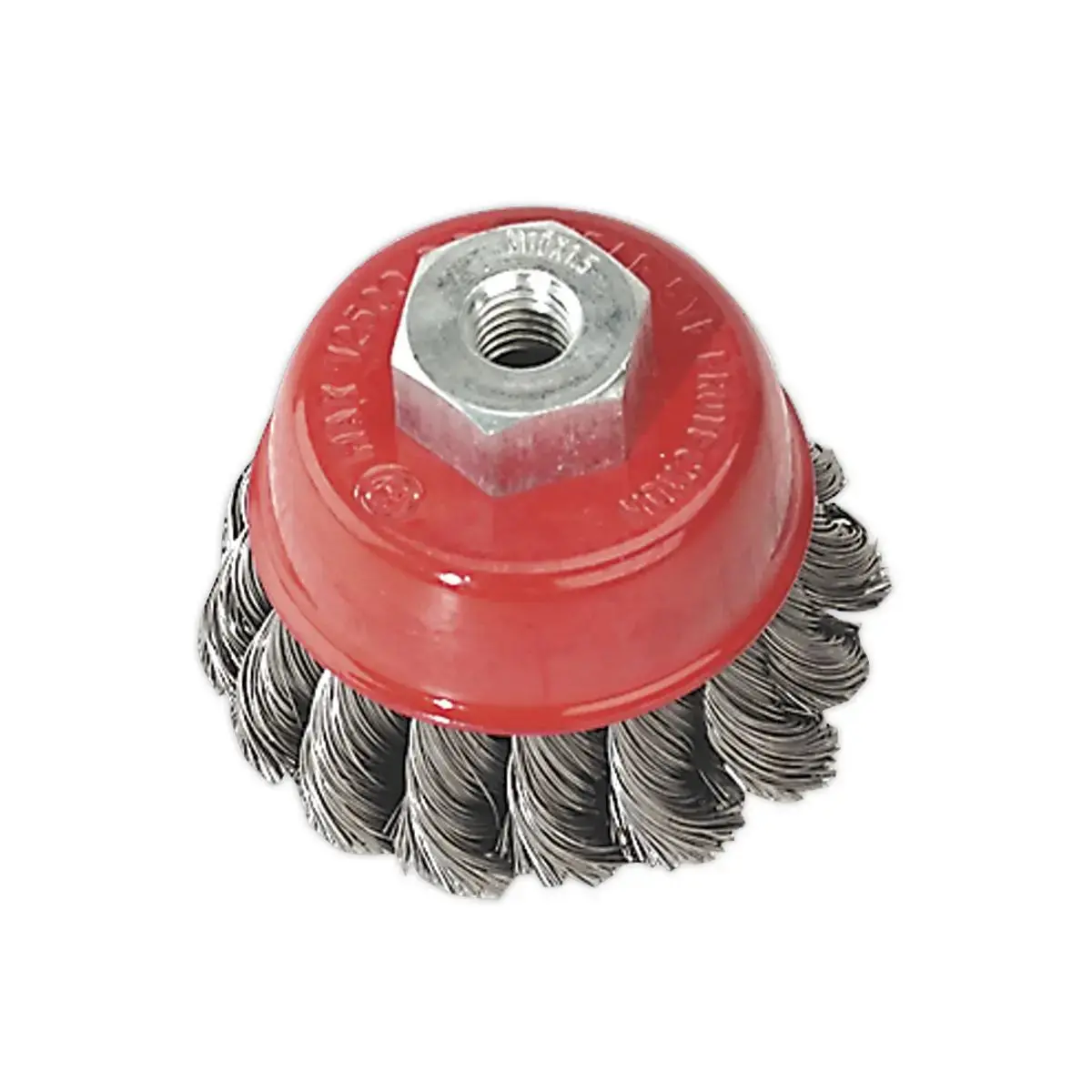 Sealey Twist Knot Wire Cup Brush Ø65mm M10 X 1.5Mm 1