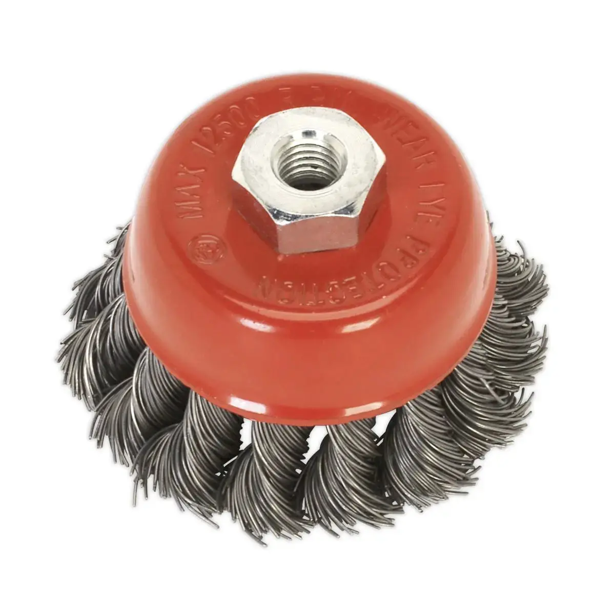Sealey Twist Knot Wire Cup Brush Ø65mm M14 X 2Mm 1