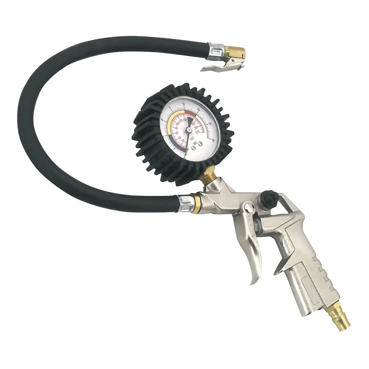 Sealey Tyre Inflator With Clip-On Connector 1