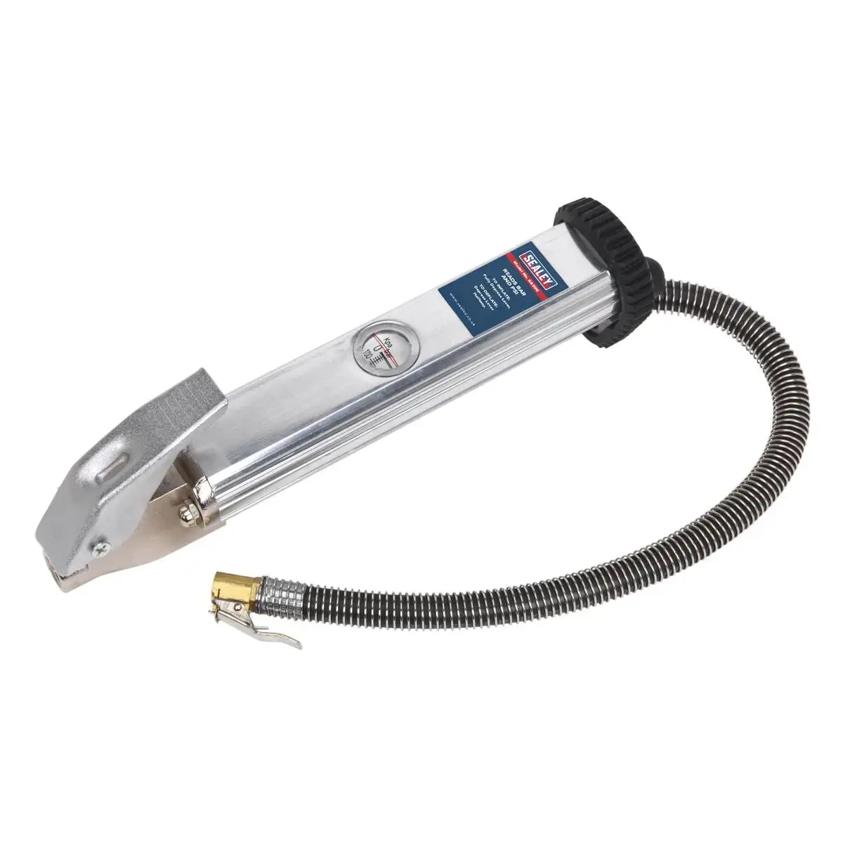 Sealey Tyre Inflator With Clip-On Connector 1